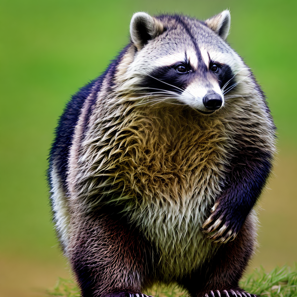 Fat furry (anthro, raccoon)