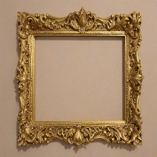 fancy gold frame