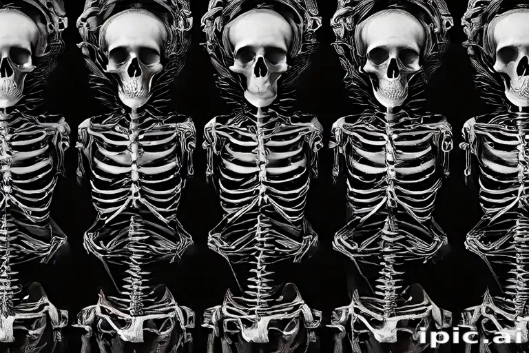 skeleton background