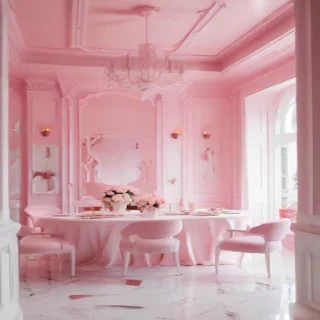 pink and white aesthetic