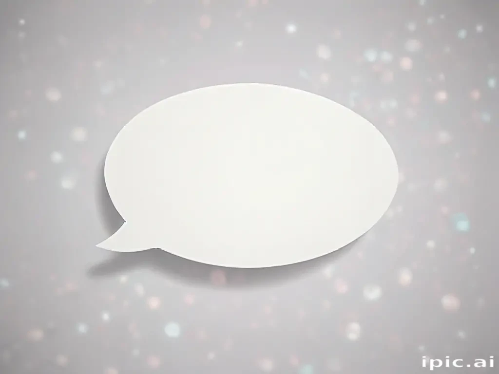 speech bubble