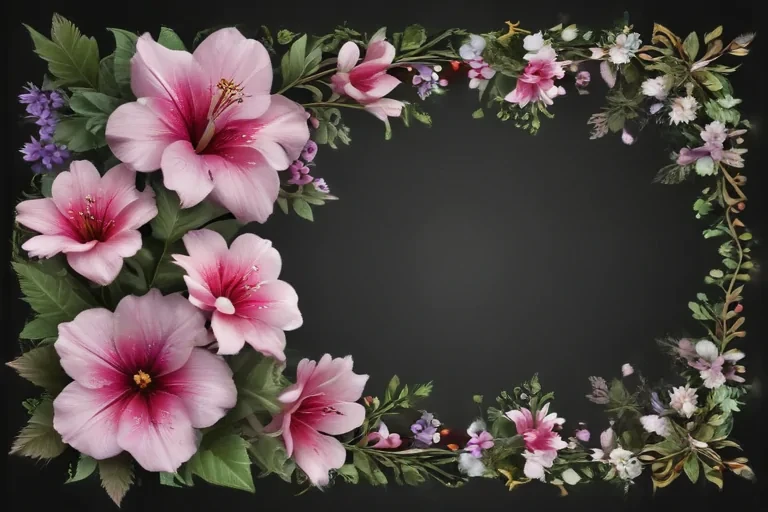 flowers border png