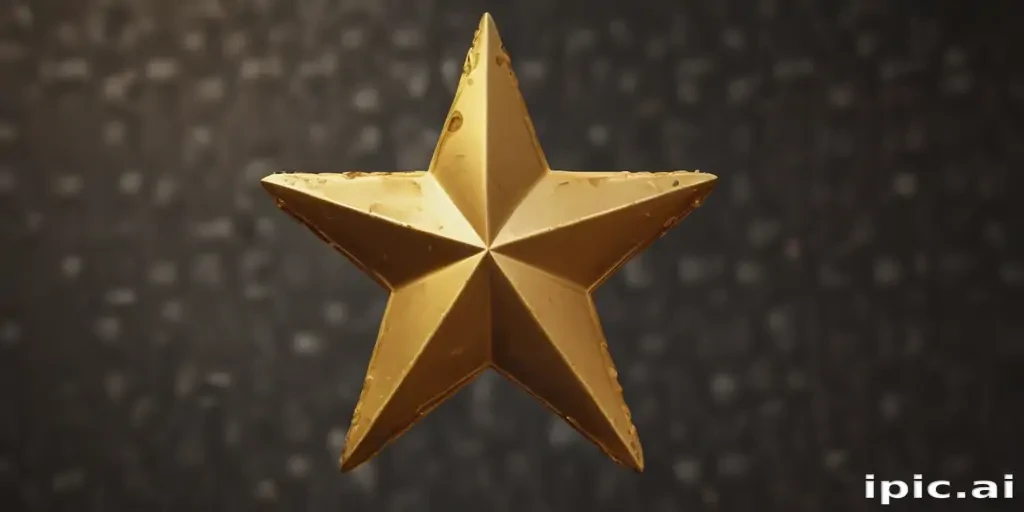 golden star png
