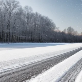 winter zoom background