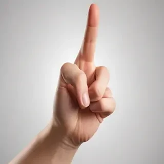 finger point png