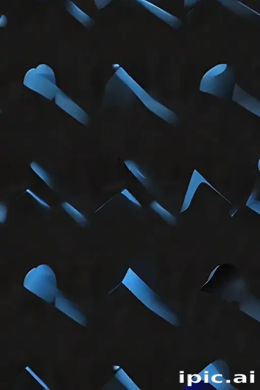black background with blue