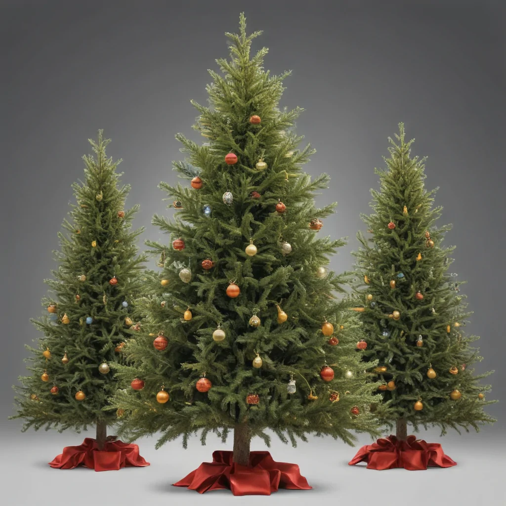 christmas trees transparent background