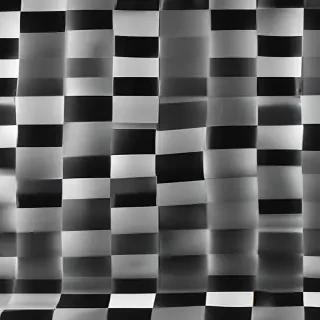black and white checkered background