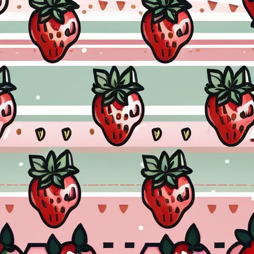 aesthetic strawberry background