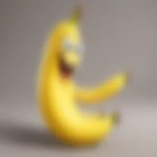 cartoon banana