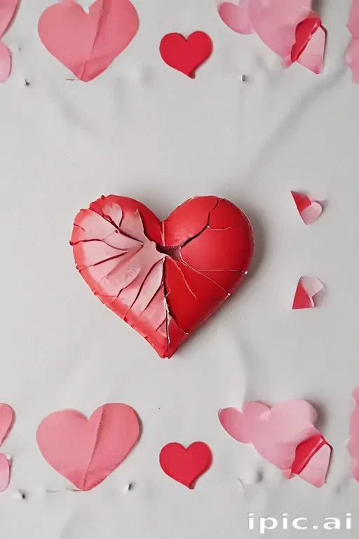 broken heart aesthetic