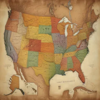 united states of america map