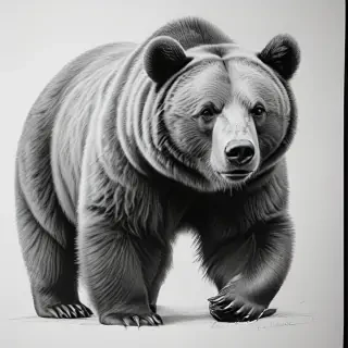 bear drawing