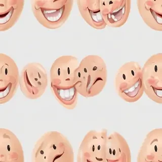happy face transparent background