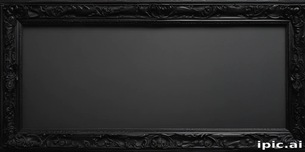 black frame transparent