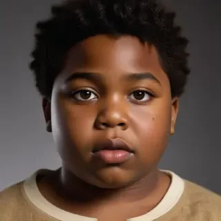 fat black kid