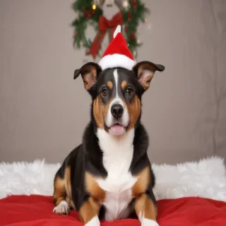 dog christmas photos