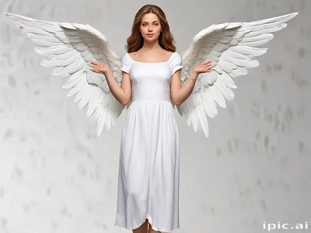 clipart of angels with wings