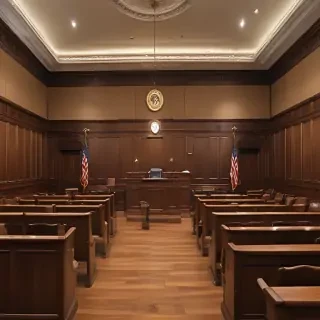 court room background