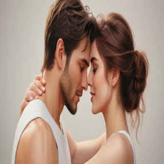 couples drawing poses