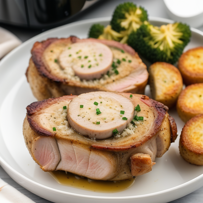 stuffed pork chops air fryer