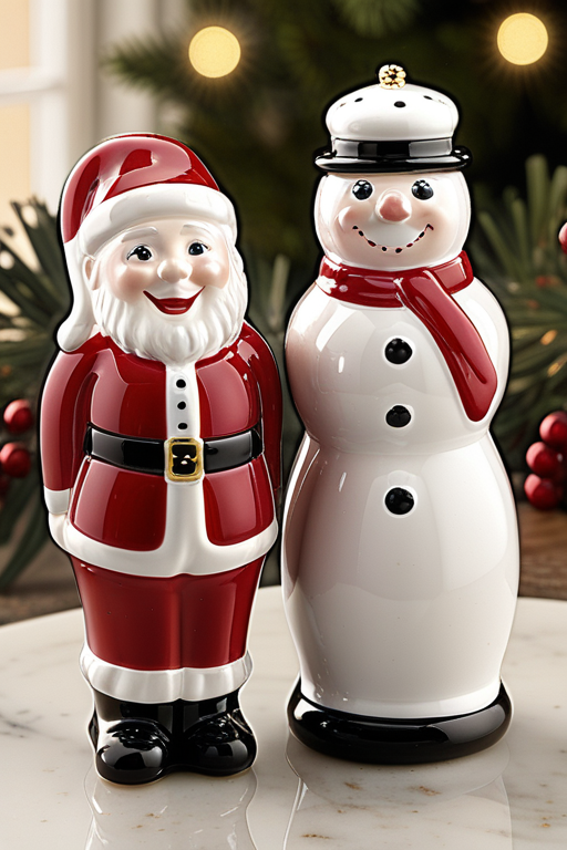 christmas salt and pepper shakers