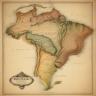 map of brazil
