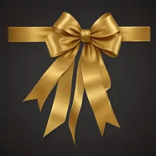 gold ribbon clipart
