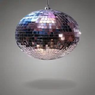 transparent background disco ball png