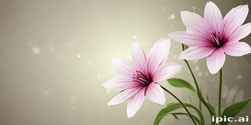 light flower background