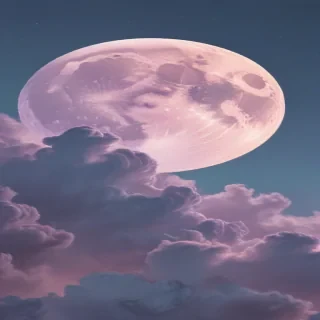 pastel aesthetic moon wallpaper