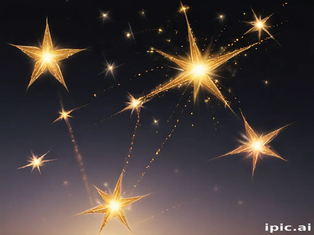 sparkling stars png