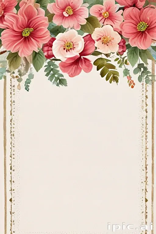 floral page borders