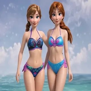 frozen anna bikini