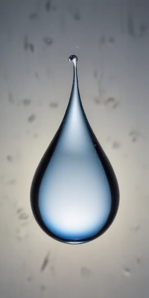 transparent water drop