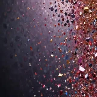 transparent background glitter