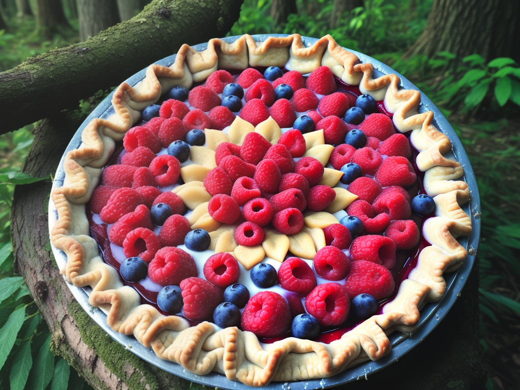 fruits of the forest pie