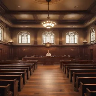 court room background
