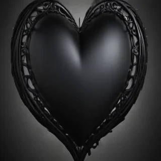 black heart image