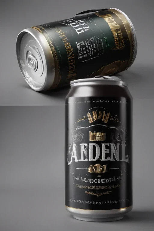 beer can mockup
