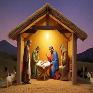 manger scene images free