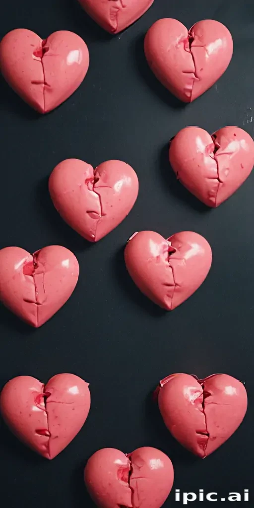broken heart aesthetic