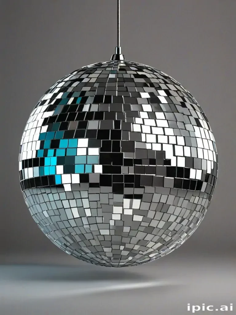 transparent background disco ball png