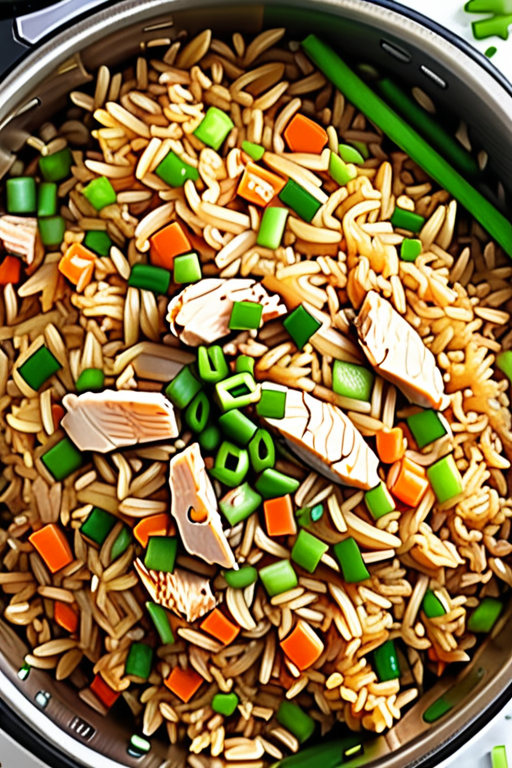 instant pot chicken fried rice