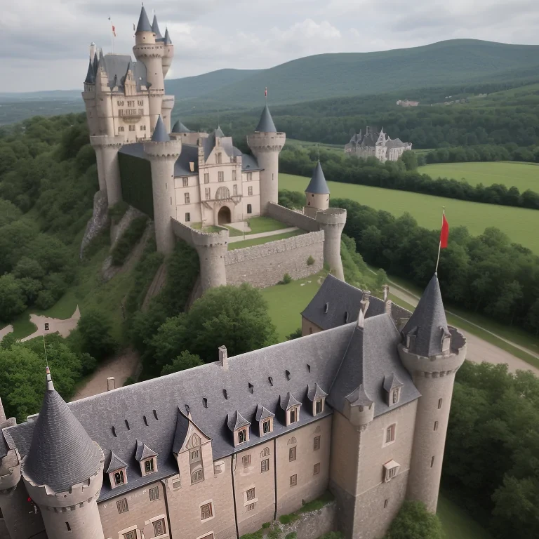 background of a castle
