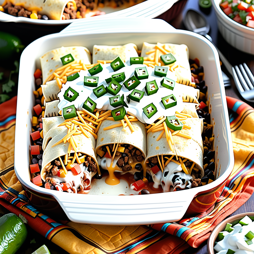 burrito casserole with frozen burritos