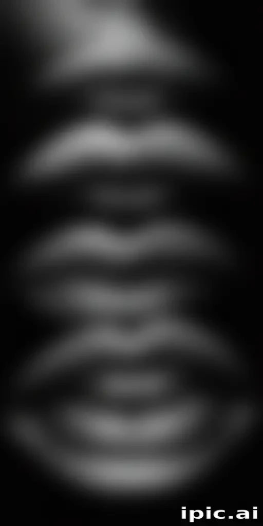 lips clipart black and white