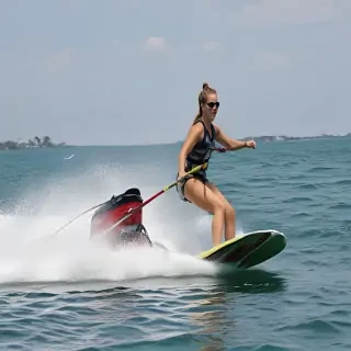 water skiing