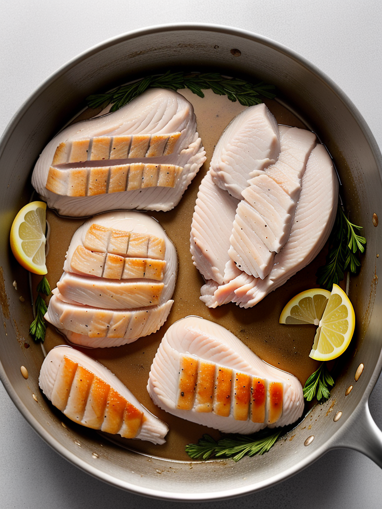 poaching chicken breast from frozen
