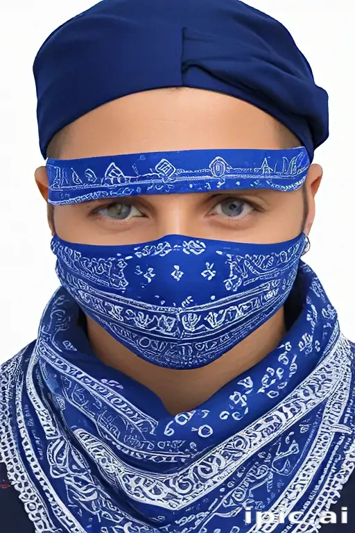 blue bandana png